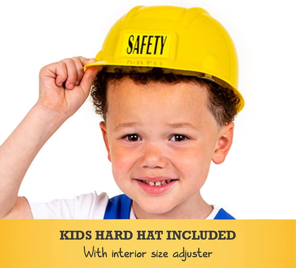 Builder Costume & Helmet - Kids Costume 5-7 Years image number 1