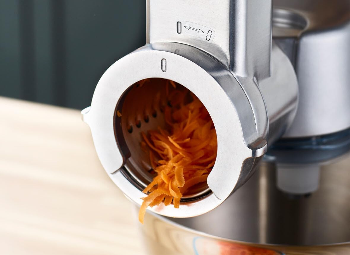 Kenwood Rotary Slicer and Grater, Stand Mixer Attachment, KAX643ME, Silver image number 2