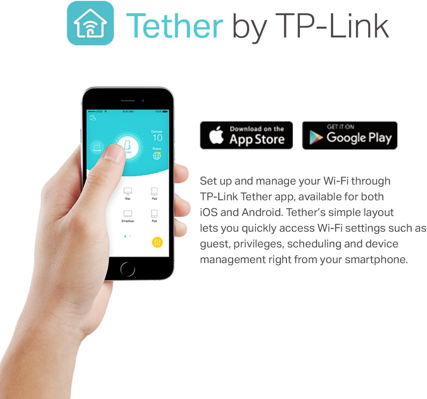 Tp-Link N300 Universal Range Extender, Broadband/Wi-Fi Extender, Wi-Fi Booster/Hotspot with 1 Ethernet Port and 2 External Antennas, Plug and Play, Built-In Access Point Mode, UK Plug (TL-WA855RE) (UK Version) image number 6