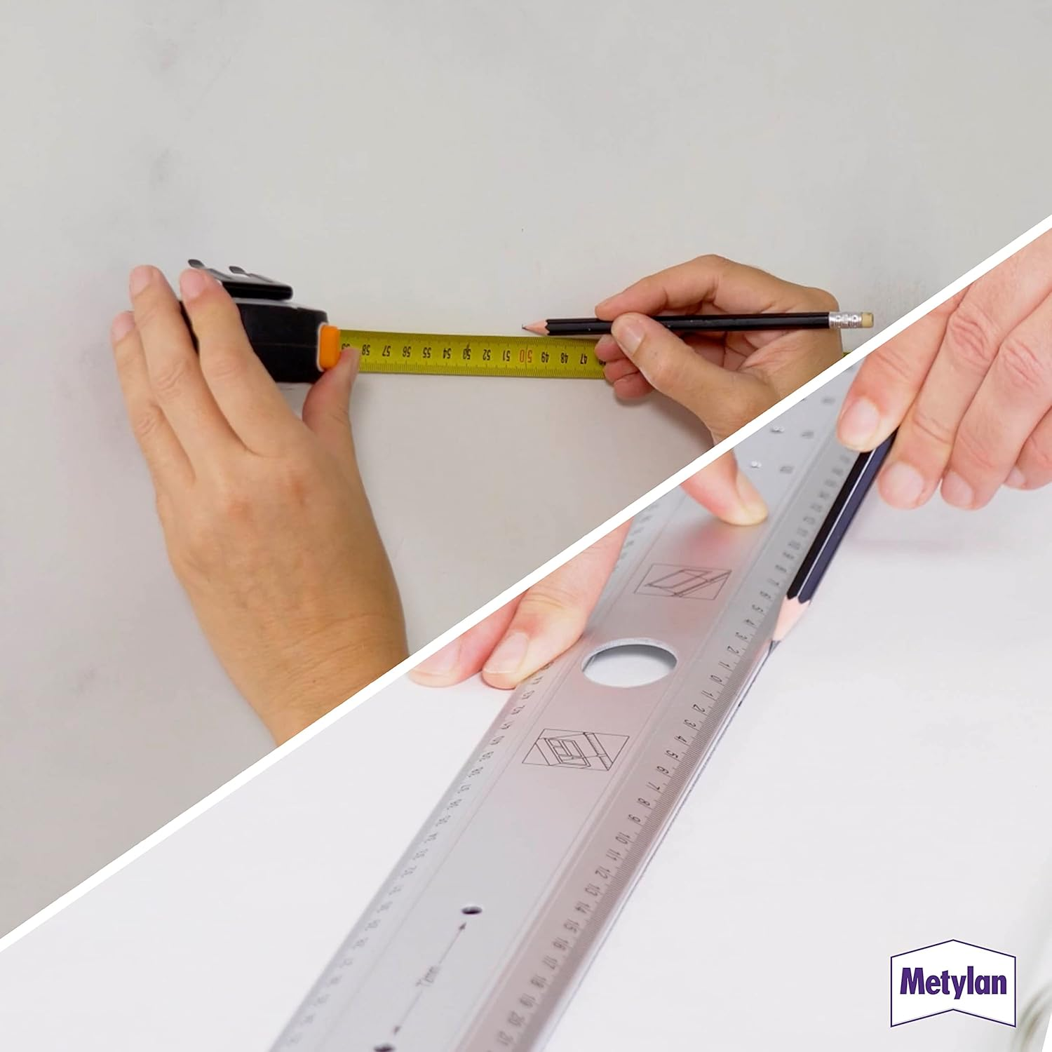 Metylan Non-Woven Ready Paste Concentrate, Wallpaper Paste for Non-Woven Wallpaper, Strong & Quick Mixable Paste for Immediate Use, 1 X 500 G image number 3