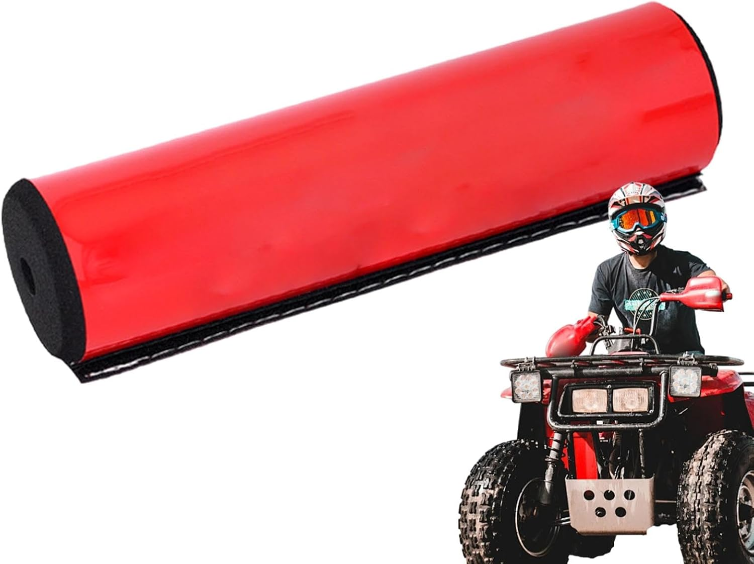 Motorcyclist'S Chest Protection Pad, Motocross Handlebar Pad, Racing Handlebar Pad, Handlebar Pad Cushion for Crossbar - Fits Atv'S Motorcycles and Dirt Bikes - Handlebar Protector Pad