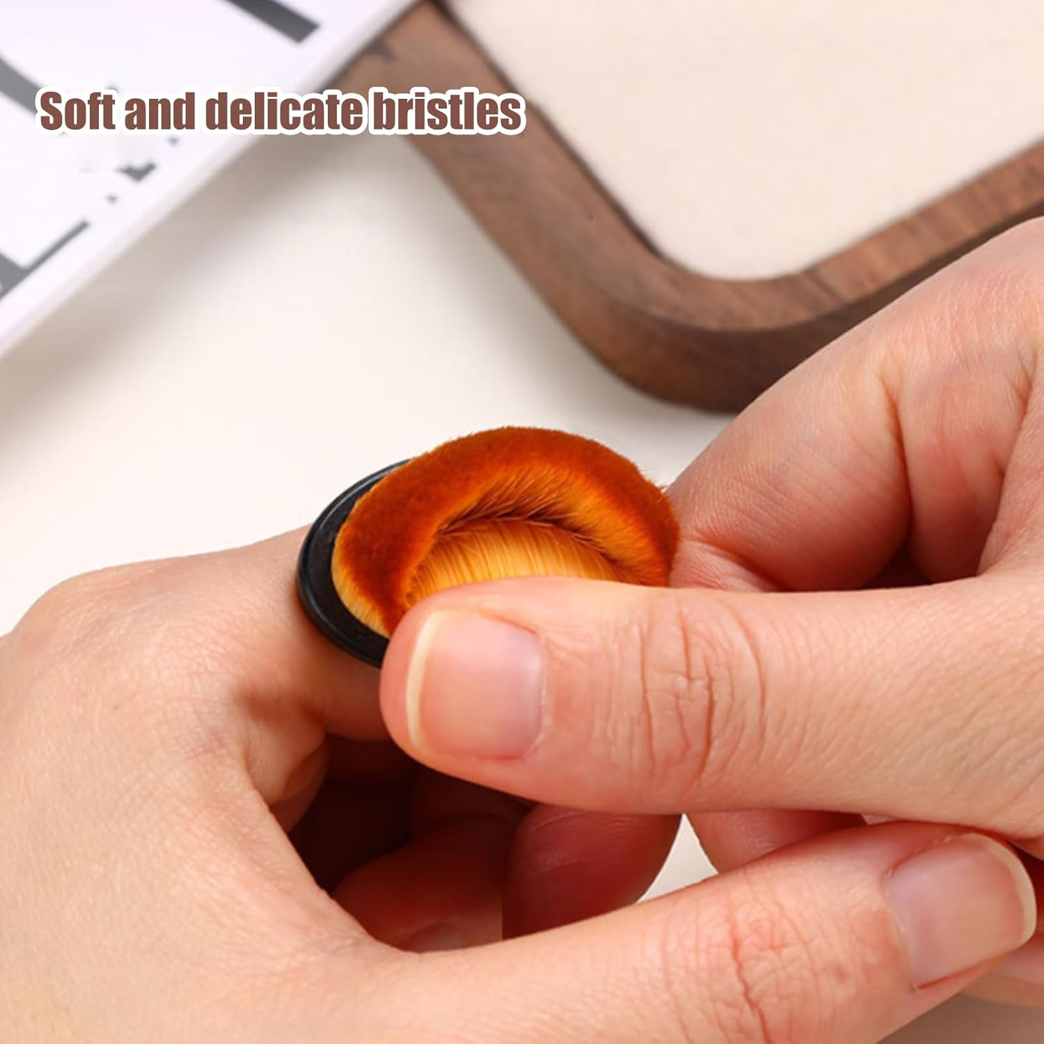 Nail Brush for Cleaning Fingernails | Nail Clean up Brush Scrubber, Portable Manicure Tools Pedicure Duster for Indoor Home Outdoor Travel Vacation image number 4