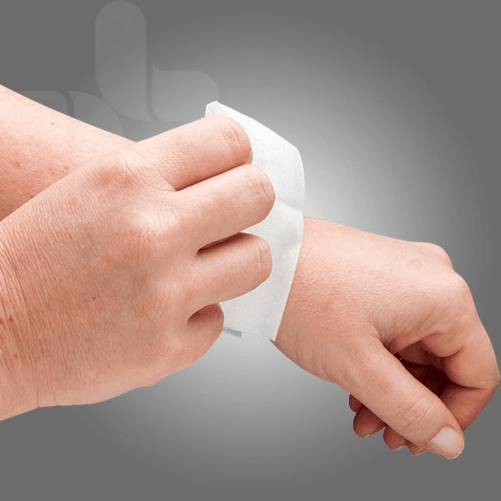 AEROWIPE Alcohol‑Free Cleansing Antiseptic Wipes with 1% Cetrimide and 0.02% Chlorhexidine for Gentle Skin Hygiene, Individually Wrapped Non‑Woven Sheets, 200 Mm &times; 100 Mm, Box of 100 image number 2