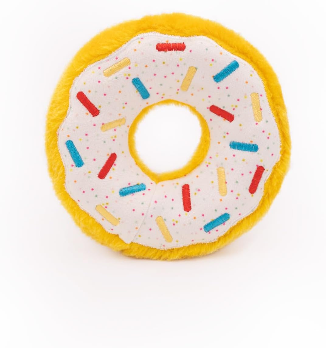 Zippypaws Donutz Dog Birthday Gift Dog Toy, 17.8 X 17.8 X 5.1 Cm Size