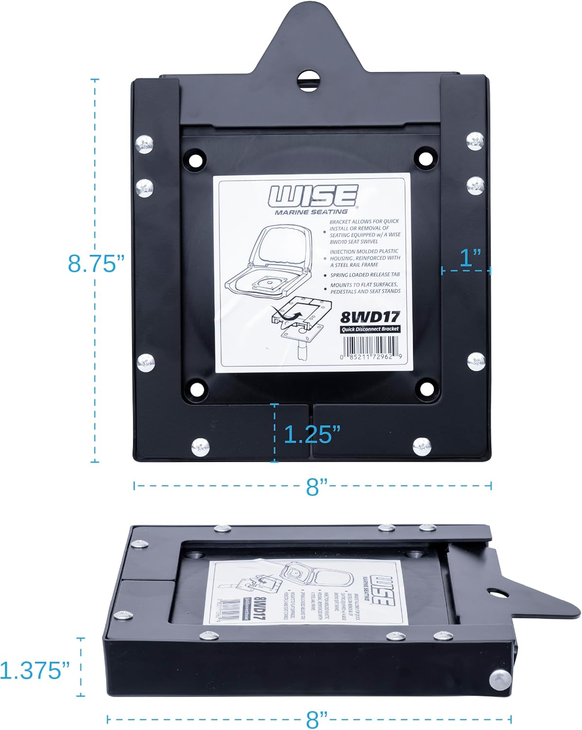 Wise 8WD17 Quick Disconnect Seat Bracket image number 5