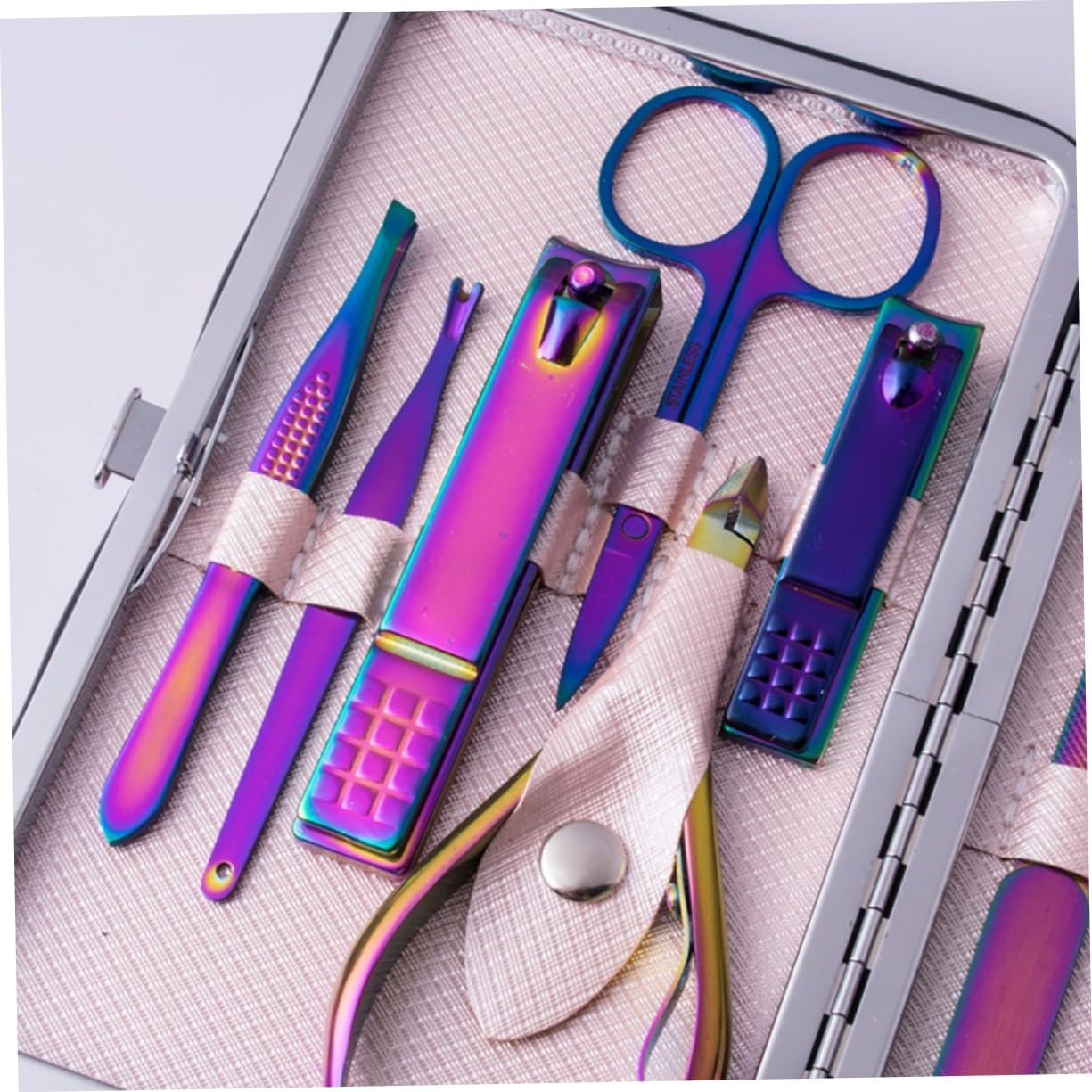 Minkissy 1Set Nail Clipper Manicure Pedicure Ergonomic Nail Art Tools for Easy Trimming Shaping and Grooming Salon image number 2