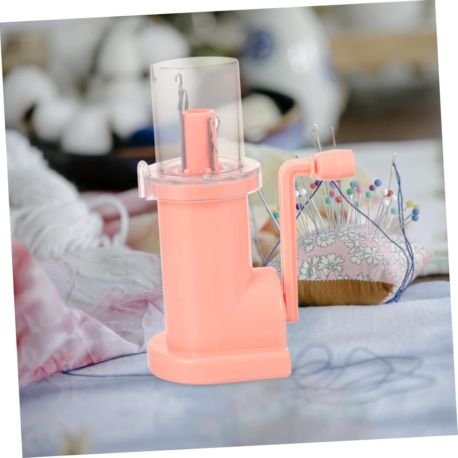 CORHAD Hand Operated Knitting Machine Diy Tool Mini Sewing Knitting Machine for Boys and Girls Parents Adults Yarn Easy to Use