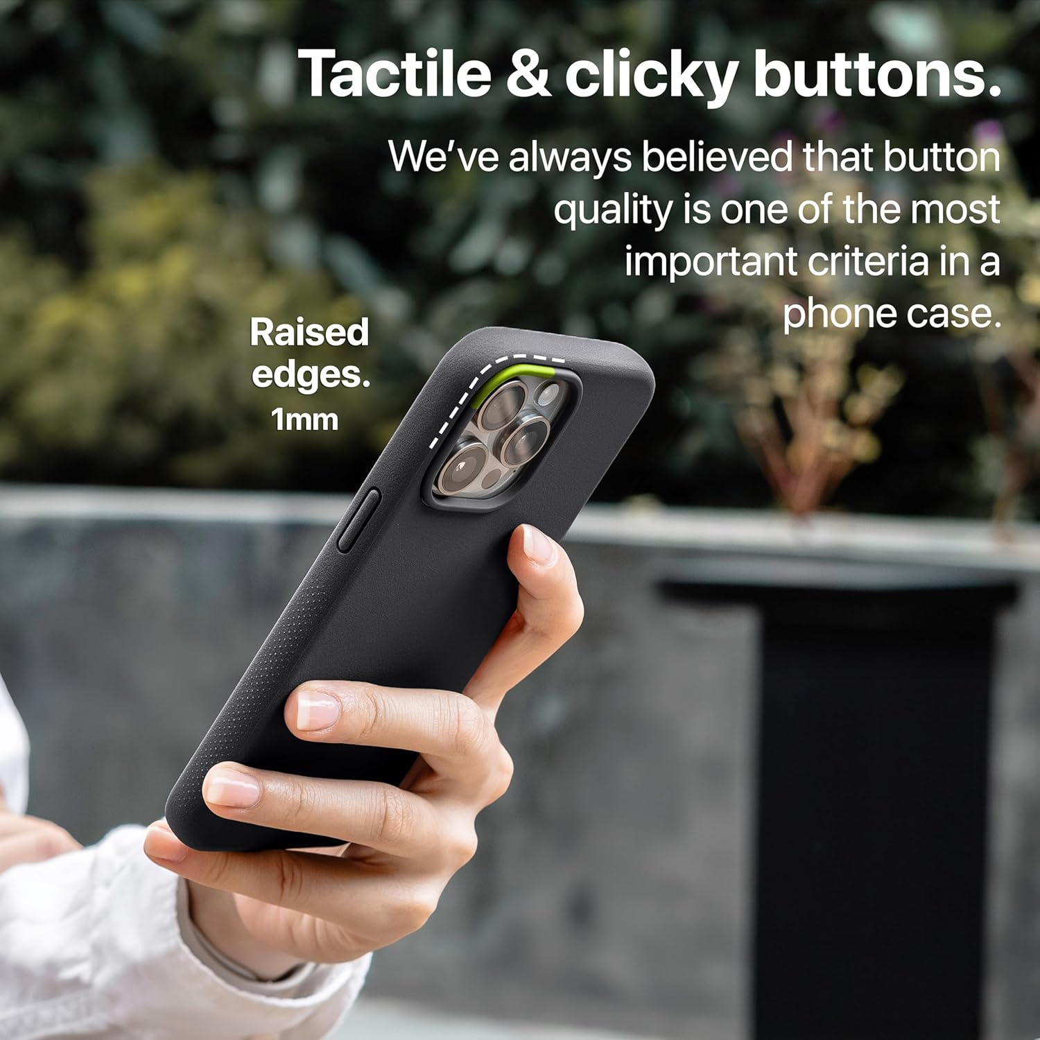 Tineeowl for Iphone 15 Pro Max Magnetic Case, Case Compatible with Magsafe, Minimalist, Slim/Thin and Grippy with Microfiber Lining, Rounded Action Button (Almost Black), 15Promaxalmostblack image number 3