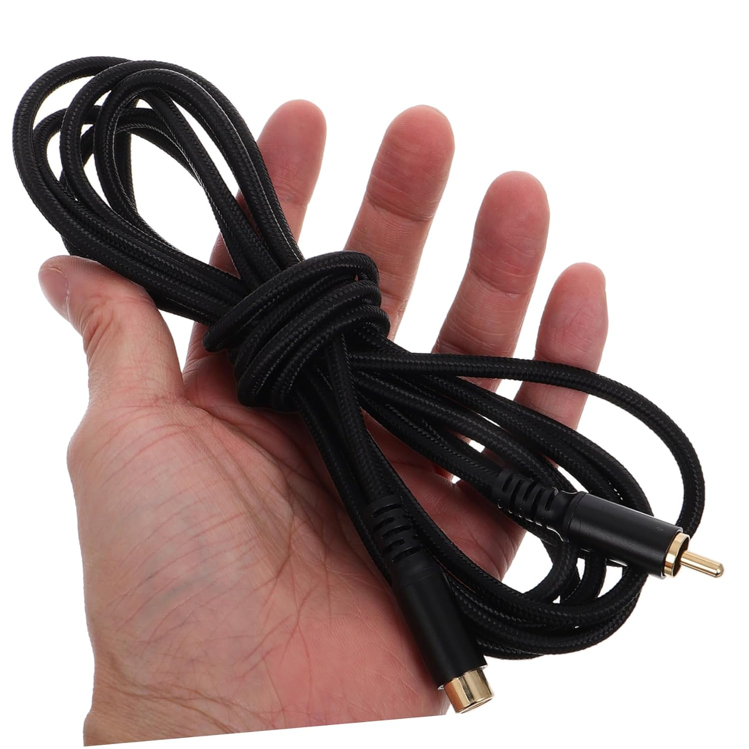 FONDOTIN Male to Female Stereo Audio Cable Connectors with Dual Shielding for Enhanced Signal Quality Extension Cord for Home Audio and Video Equipment image number 3