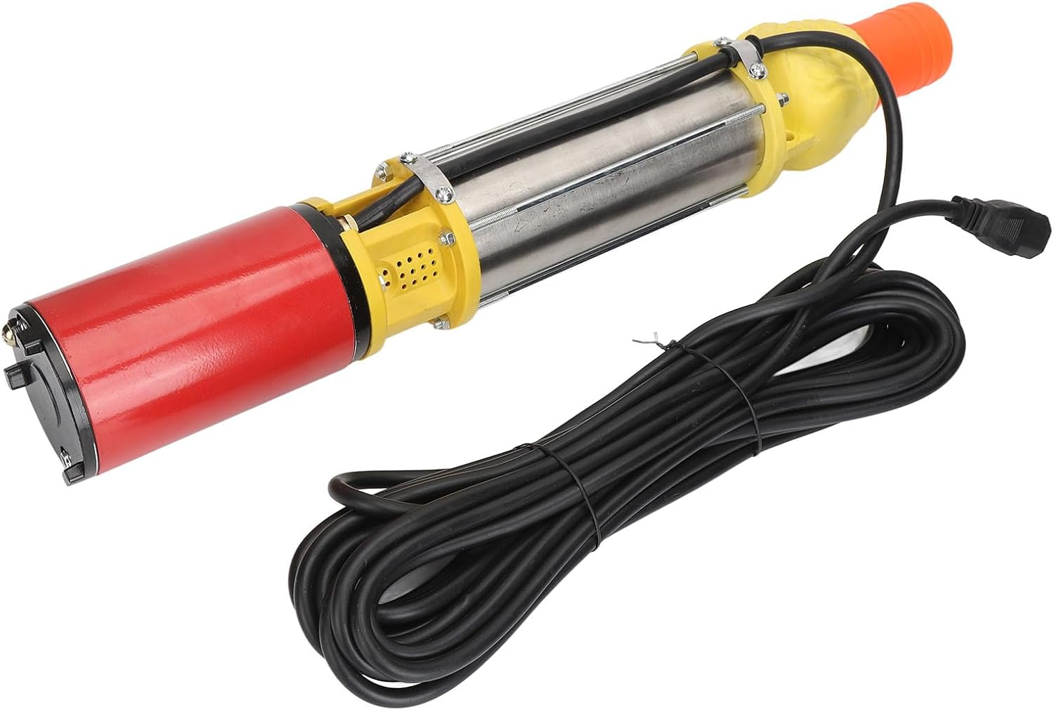 Cryfokt High Performance Stainless Steel DC Submersible Pump, Brushless Solar Pump for Irrigation Systems, &sup3;/H, Lifting Height 20 Meters