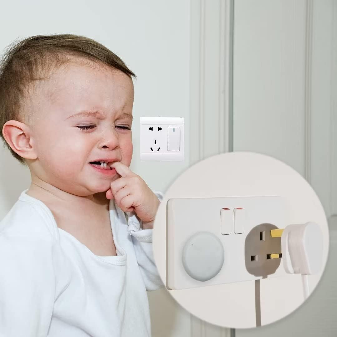 Outlet Covers, 20 Pcs Outlet Plug Covers, Baby Proofing Plug Covers 3-Prong Child Safety Socket Covers Electrical Outlet Protectors Kid Proof Outlet Cap image number 1