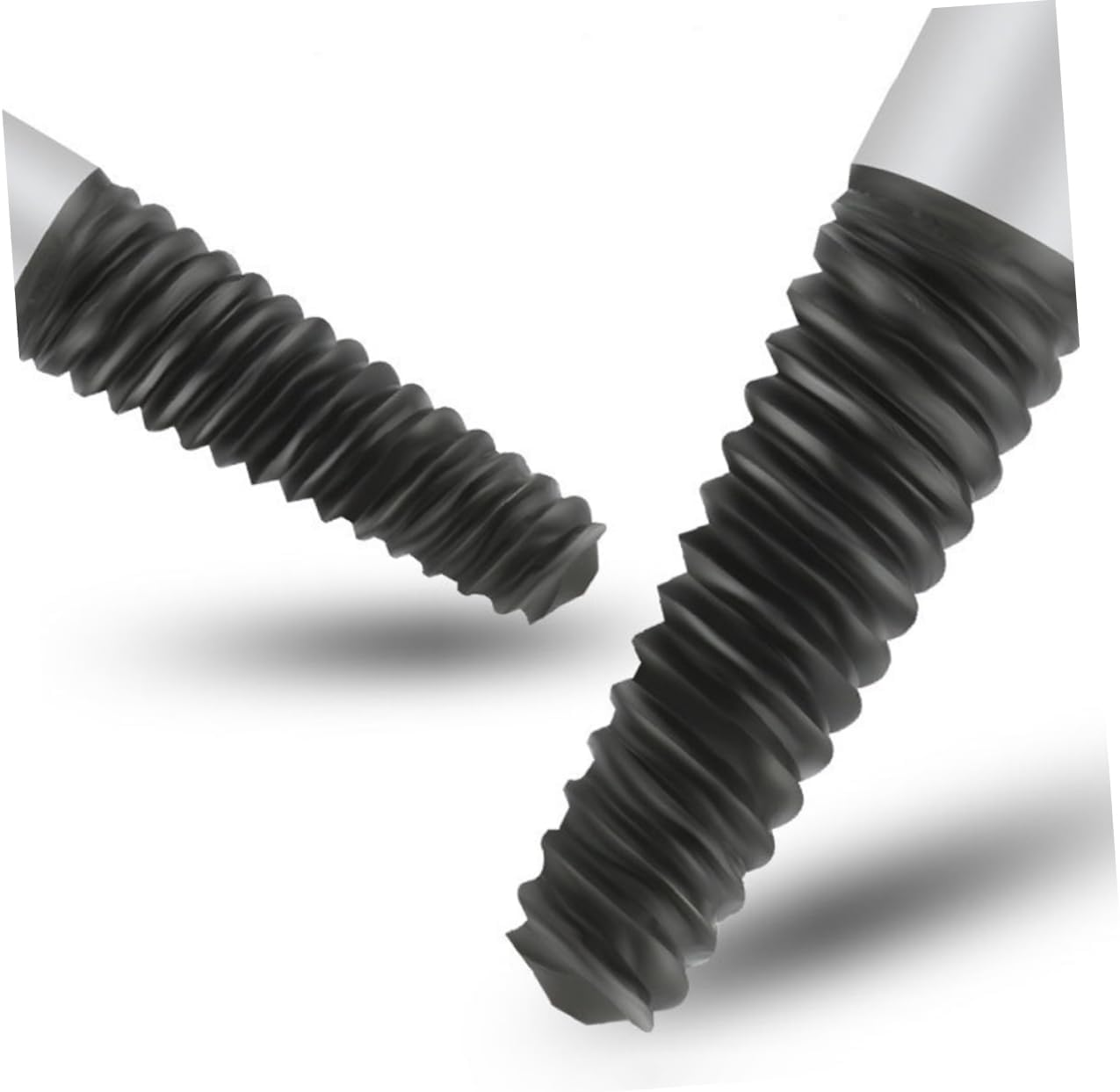 Jojofuny 5Pcs Screw Extractor Set Broken Bolt Remover Carbon Steel Stripped Screws Removal Tool Compact Portable Design for Home Automotive Use