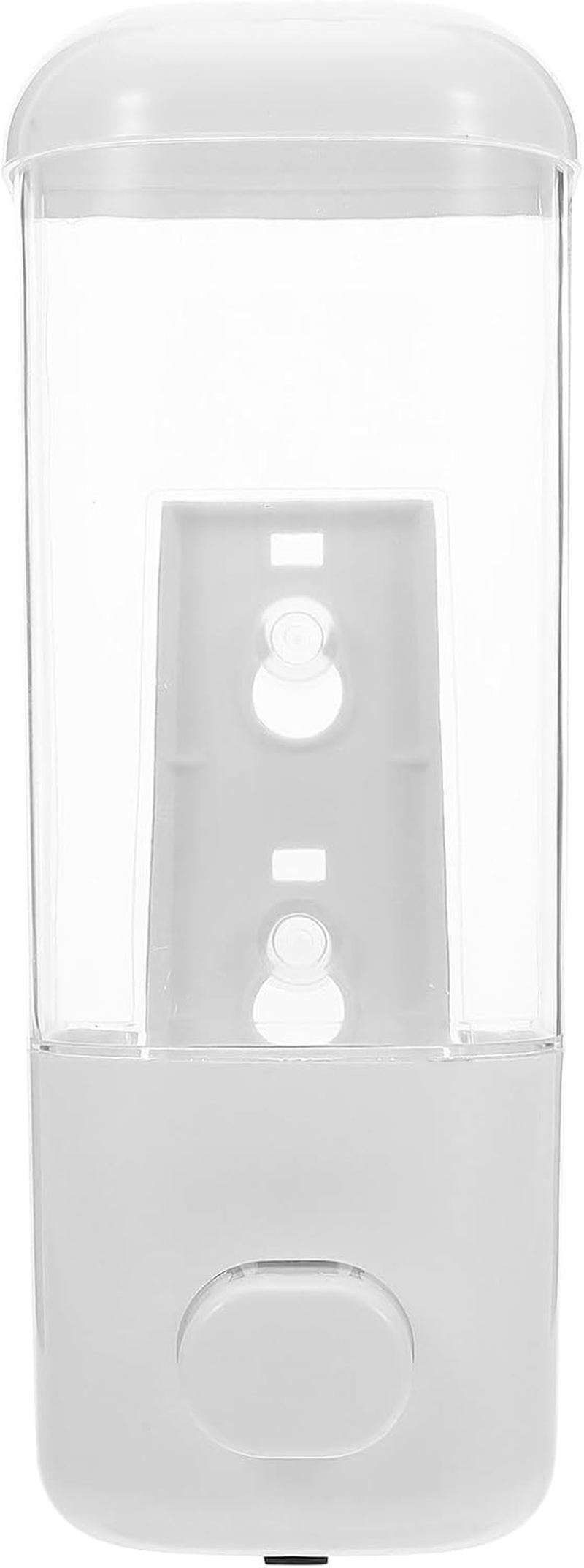 Luxshiny 2Pcs Suction Wall Soap Dispenser Manual Liquid Soap Dispenser for Bathroom Kitchen Wall Mounted image number 2