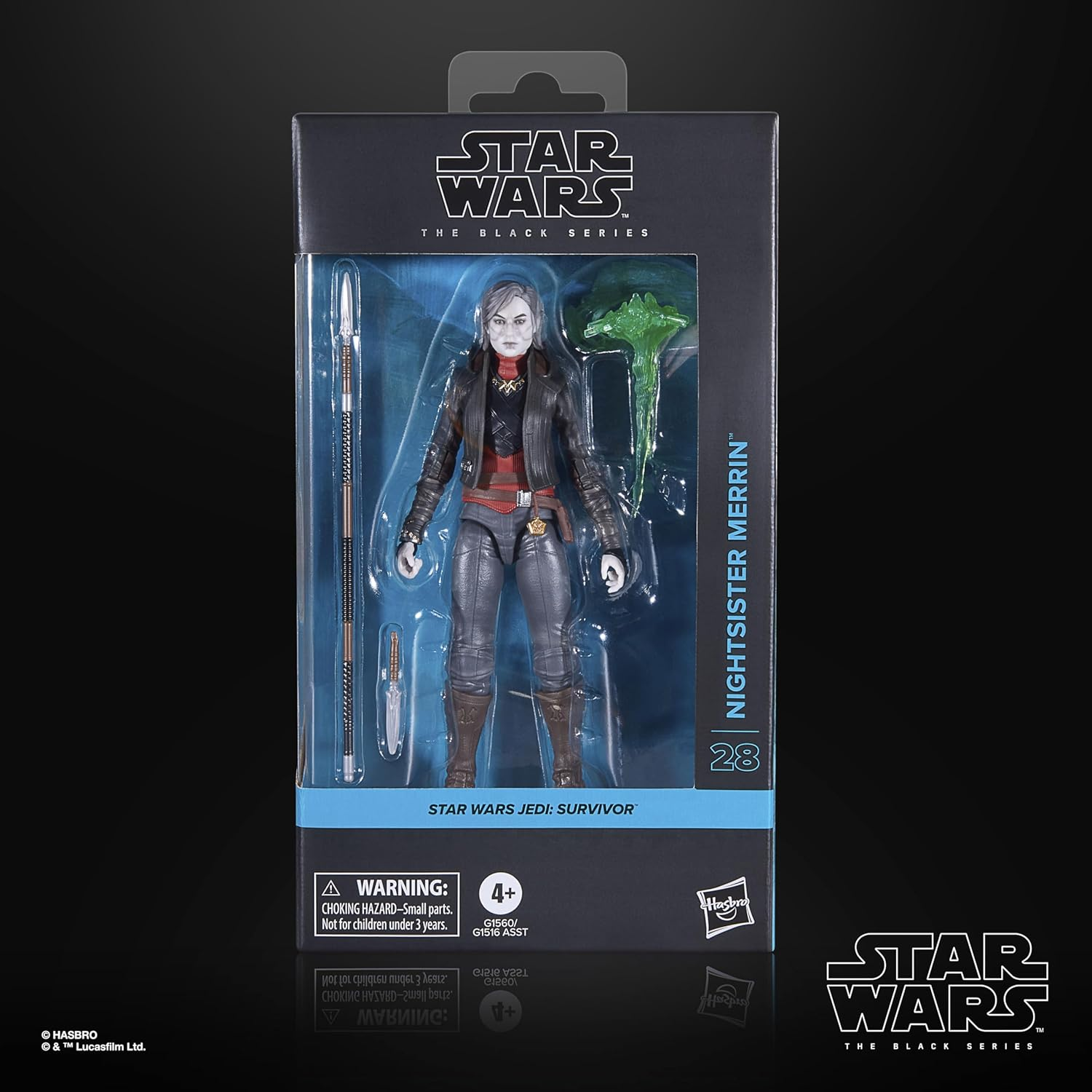 Star Wars the Black Series Nightsister Merrin, Star Wars Jedi: Survivor Premium Collectible 6 Inch Action Figure