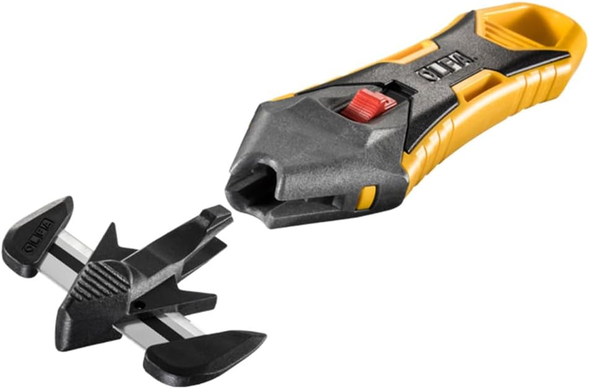 OLFA 239B Replacement Blade Type Kaicorn PRO Unpacking Cutter with Tape Slitter, Stainless Steel Blade, One-Touch Replacement Blade image number 3