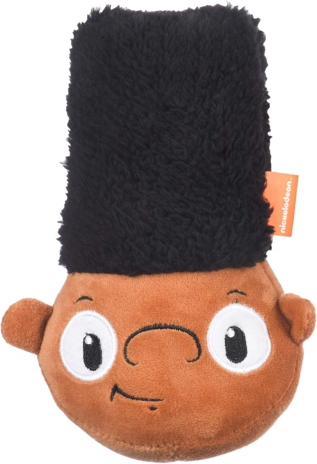 Nickelodeon Hey Arnold Gerald Figure Plush Dog Toy | 6 Inch Soft Fabric Small Dog Toy - Brown and Red Plush Dog Toy for All Dogs, 90S Nickelodeon Toys from Hey Arnold TV Series