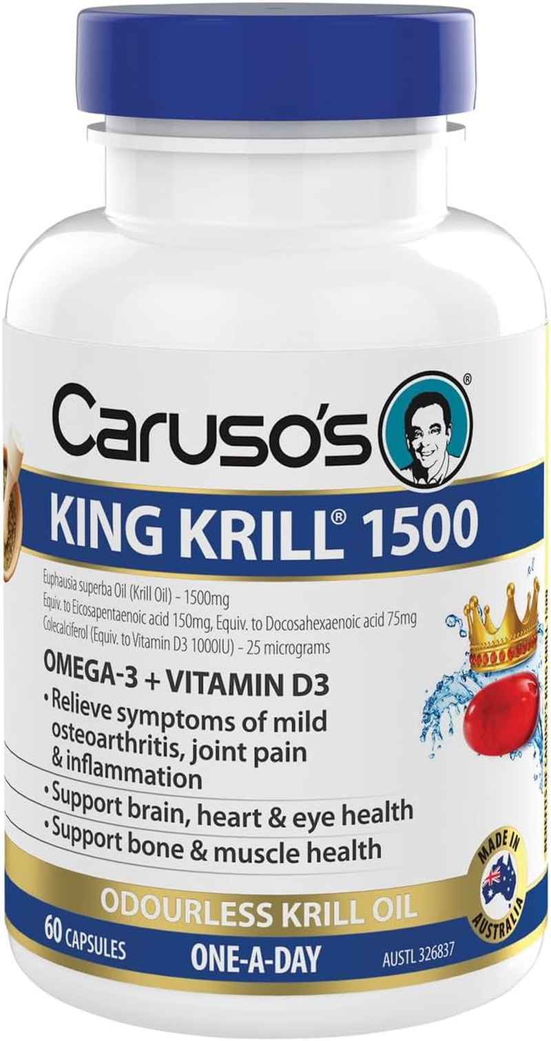 Caruso'S Natural Health King Krill 1500Mg 60 Capsules