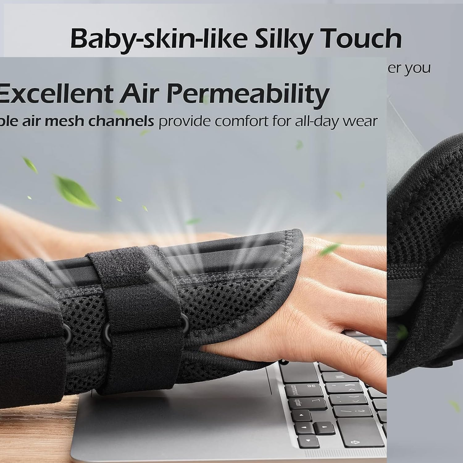 Carpal Tunnel Wrist Support, Premium Wrist Brace, Carpal Tunnel Relief Wrist Brace, Wrist Splint Support with Splints, Strongest Wrist Support Splint, Adjustable Wrist Brace with 3 Supports (Right, L) - Left image number 5