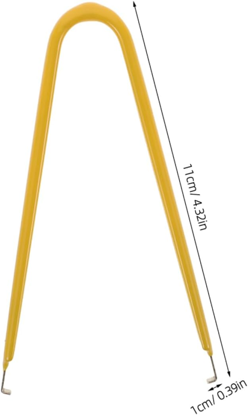 MUCKLILY 4Pcs Car Fuse Removal Tool Stainless Steel Switch Puller for Automotive Fuse Extractor Replacement for Electrical Tools