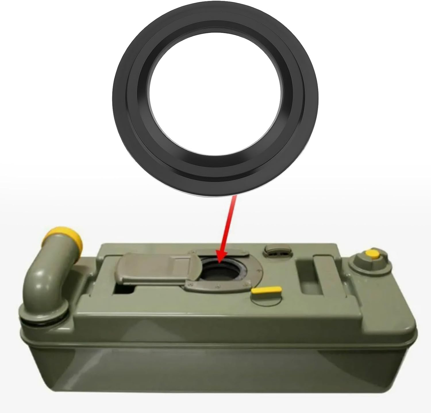 Toilet Cassette Lip Seal 16175 151998625 Compatible with Thetford C2 C3 C4 Pre June 2000 image number 4