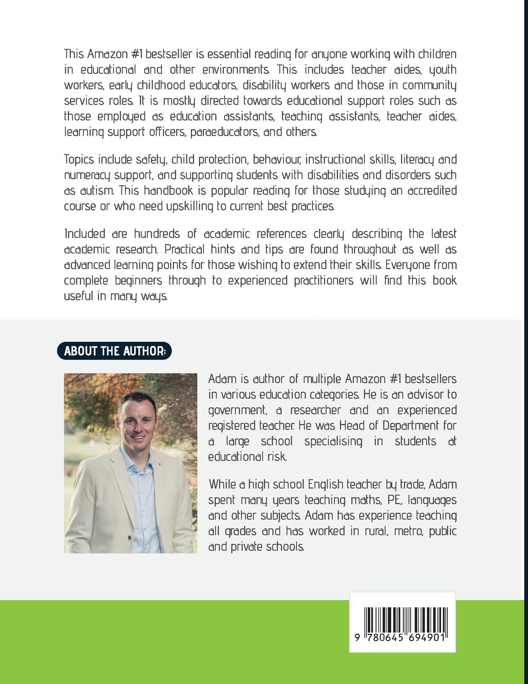 PROVIDING QUALITY SCHOOL-BASED LEARNING and SUPPORT SERVICES: a Comprehensive Handbook for Teacher Aides, Youth Workers, Disability Workers and Anyone Working with Children in an Educational Setting. image number 1