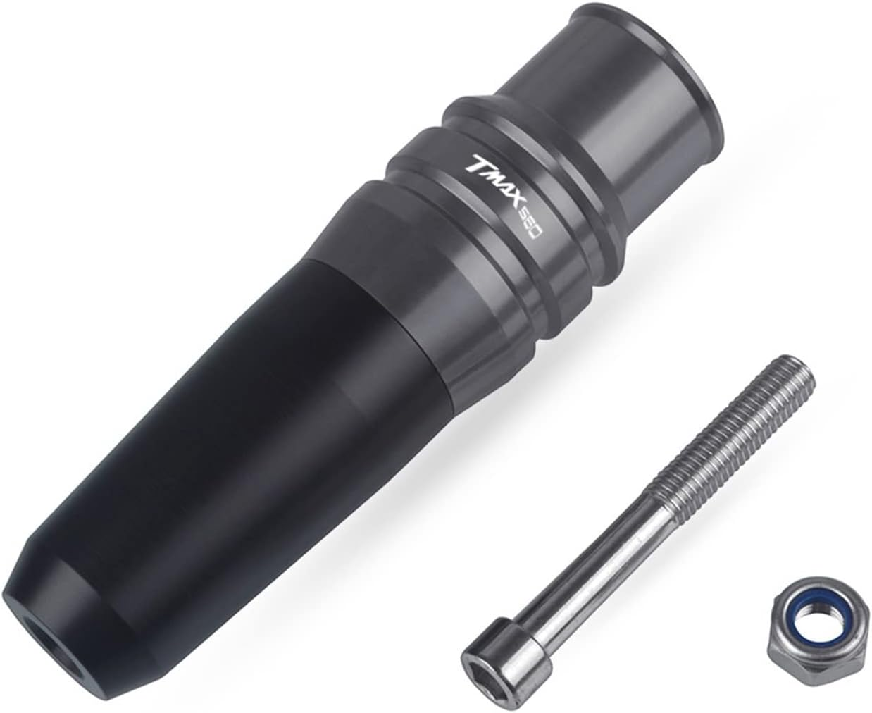 Motorbike Frame Sliders for Yamaha T-MAX TMAX 560 T Max 560 T-Max560 TMAX560 2020 2021 Accessories Exhaust Frame Sliders Crash Pads Falling Protector (Color : Titanium, Size : C-1 Piece) image number 2