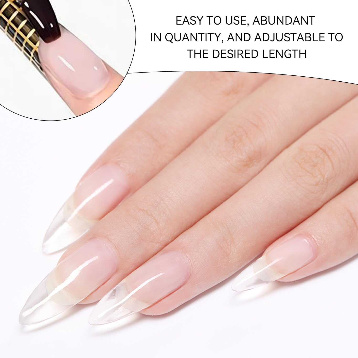 200 Pieces Nail Art Paper Tray, Nail Extension Shape, Tray Foil Paper, Nail Gel Support, Nail Art Production Materials