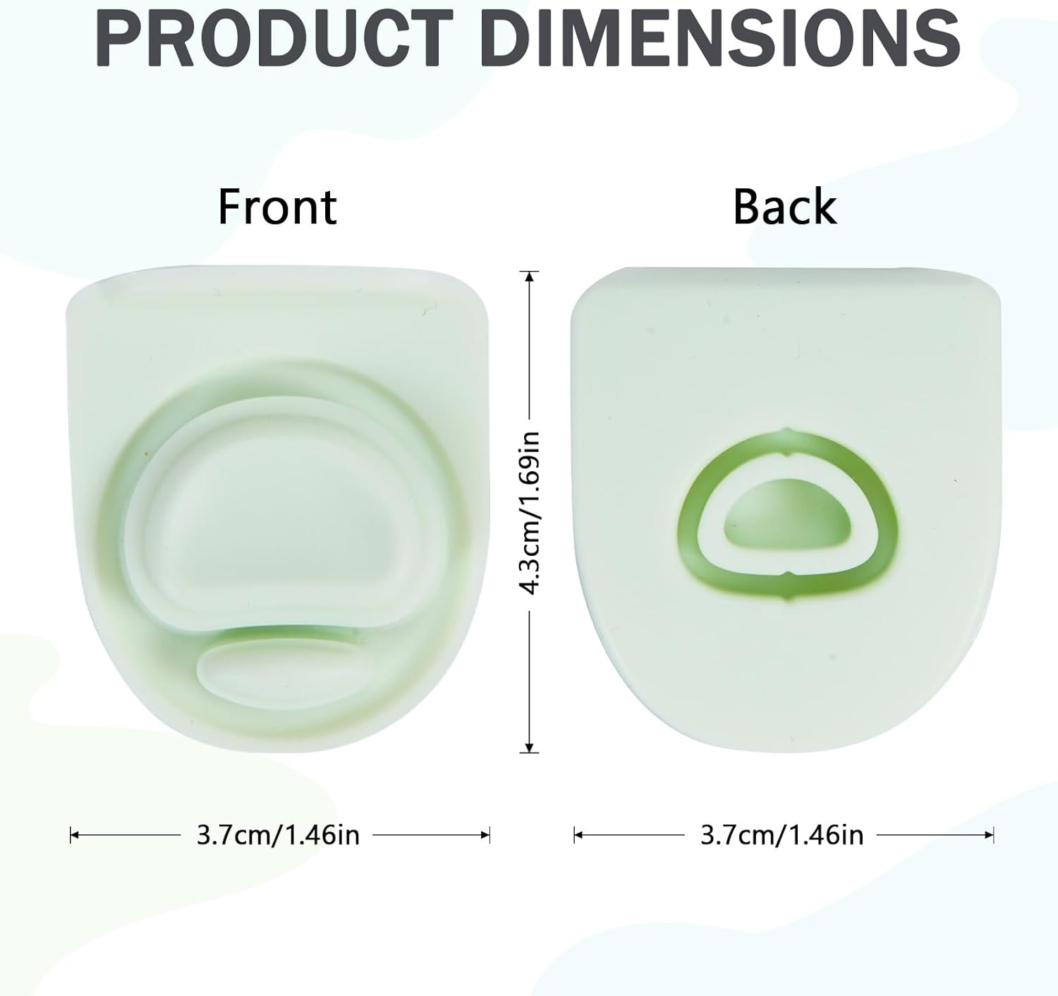 4 Pcs Silicone Stopper for Owala Water Bottle, Water Bottle Top Lid Replacement Parts for Owala,Replacement Accessories Bpa-Free (Mint) - Mint image number 1