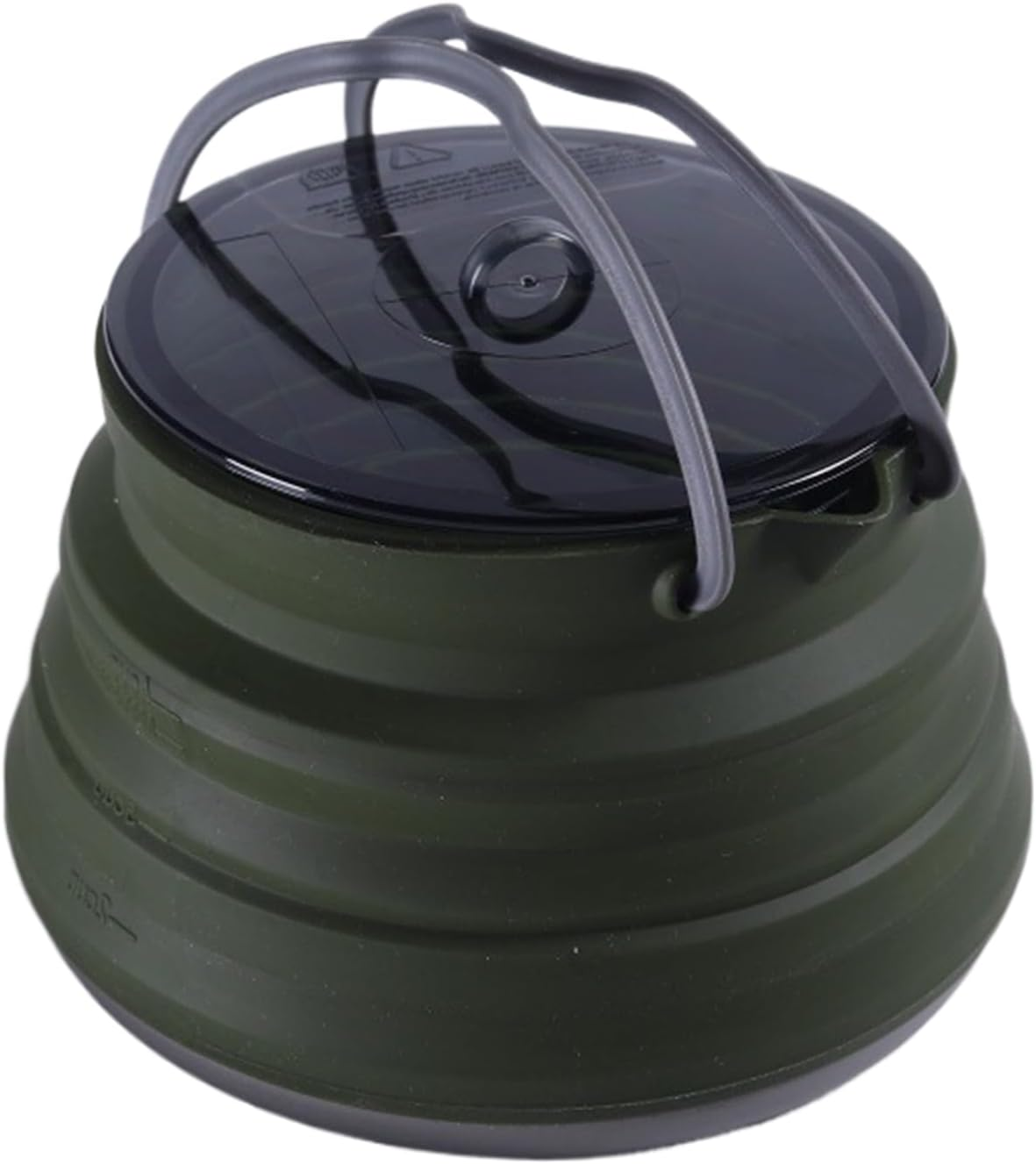 Camping Kettle | Foldable Camping Pot | 1.5L Large Capacity Boiling Water Kitchen Gadget for Traveling Hiking Backpacking Outdoor image number 1