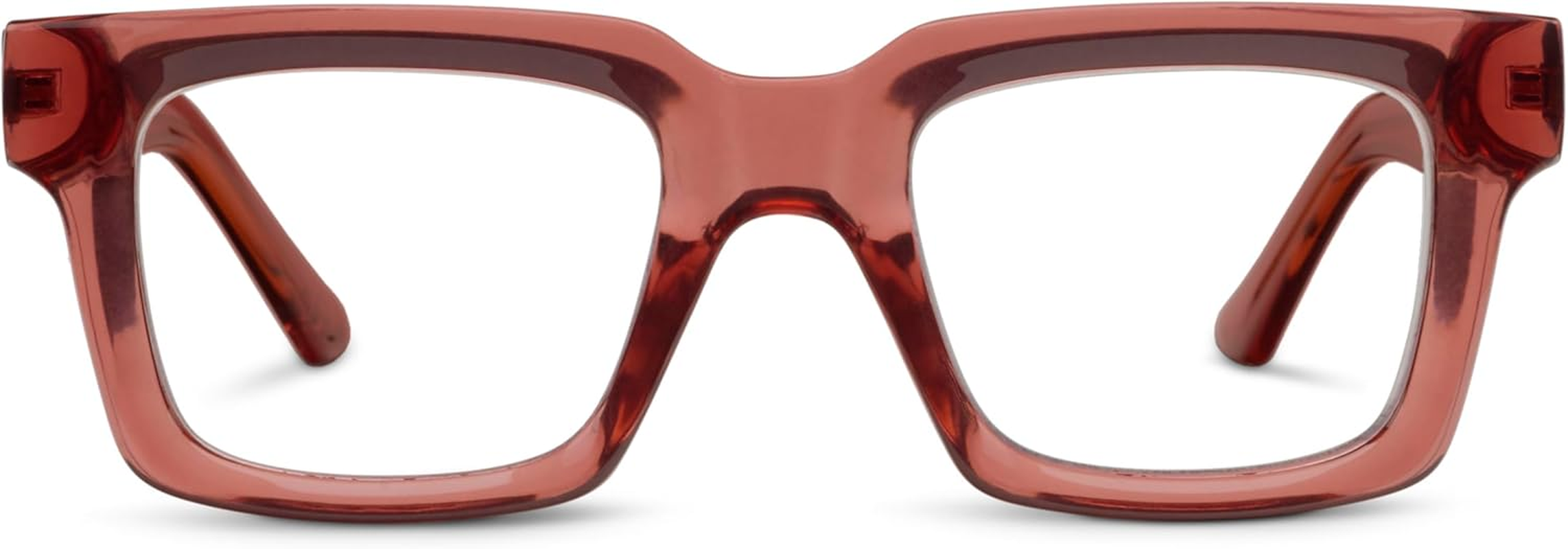 Peepers by Peeperspecs Oprah&rsquo;S Favorite Spotlight Blue Light Blocking Reading Glasses and No Correction Eyewear, Rose, 2