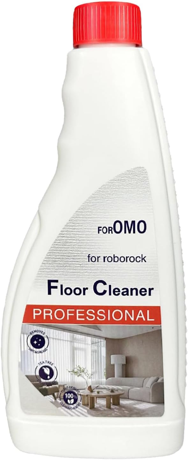 480Ml Floor Cleaning Solution Compatible with Roborock Robot Vacuum and Mop Cleaner Q5/Q7/Q8/S7/S8/Qrevo Series, All Robot Vacuums & Wet Dry Vacuum, Floor Cleaner for Mopping (1 Bottle Pack) image number 2