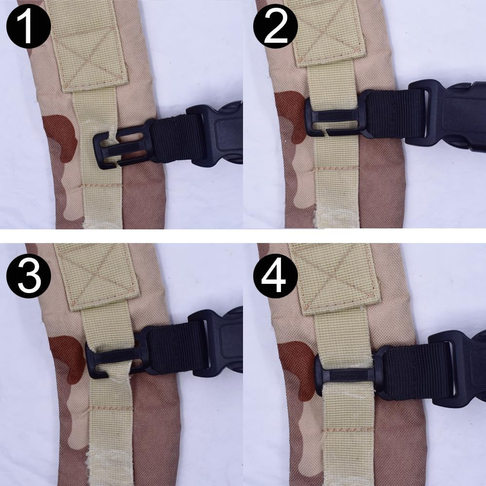 YYST Sternum Strap Backpack Chest Harness for Backpack with 20MM or 25MM Webbing image number 6