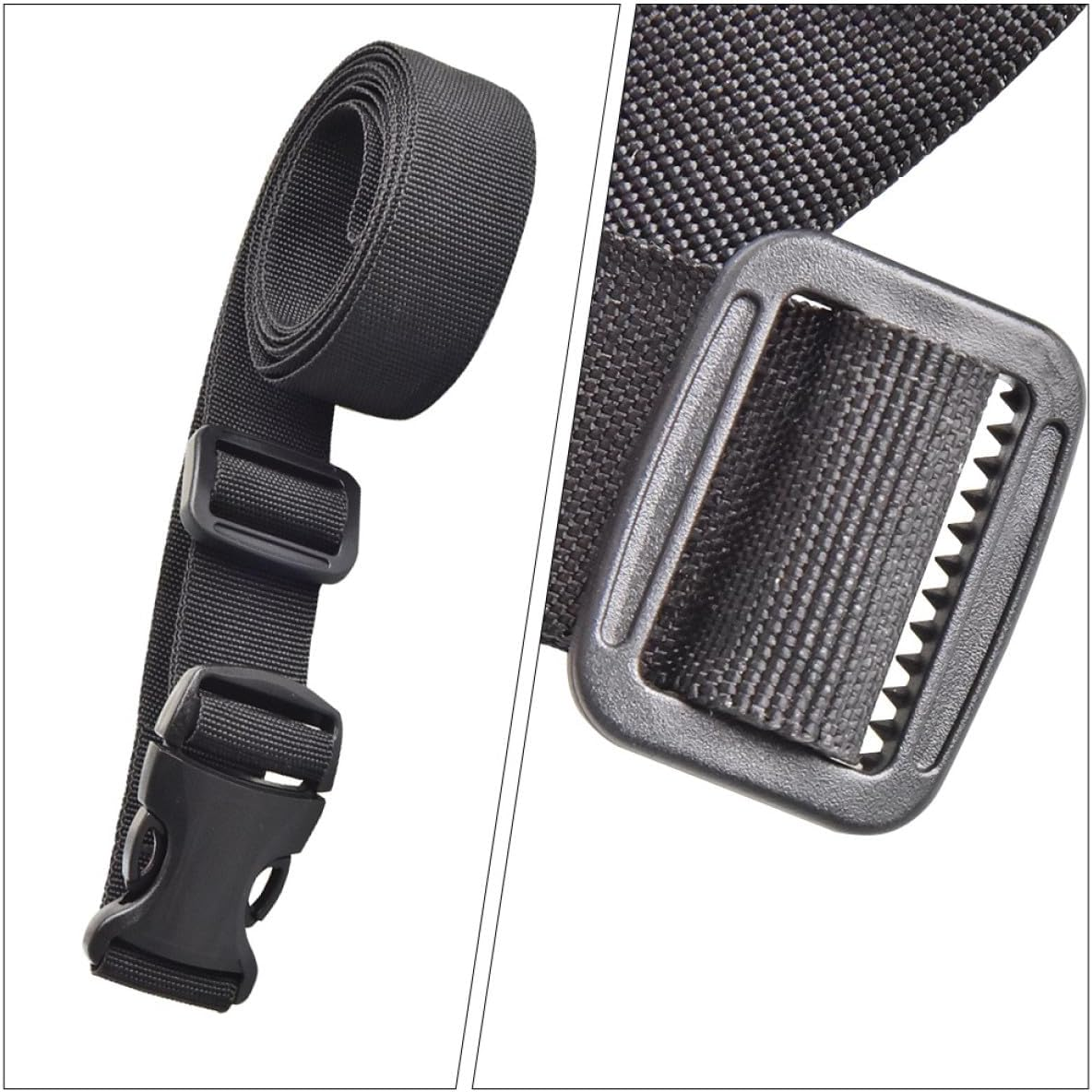 Hoement 4Pcs Outdoor Luggage Tie down Straps Long Heavy Duty Lashing Belt for Travel Suitcase Secure Packing