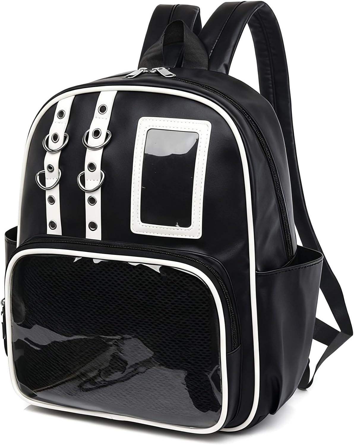 PU Storage Bag | Organizer Purse with Pin Board,Pin Display Bag | for Travel Luggage Hiking Comic Con Work Fitness Everyday Sports Outdoors