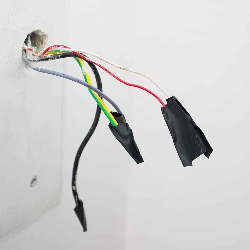 Viaky Black Electrical Tape 6 Pack Each Roll 0.6" X 50' (15Mm X 15M) High End Industrial Grade - Rated to 176 Degrees & 600 Volts - Vinyl Insulating Backing - Perfect for Electric Wiring Projects image number 5