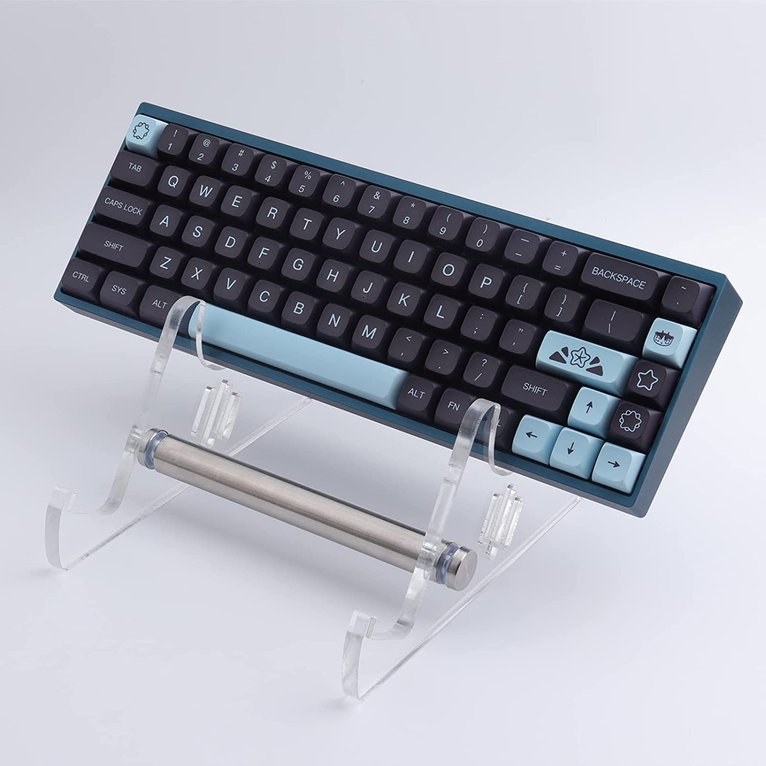 JOMKIZ 132 Keys PBT Keycaps Set - Comet XDA Profile Dye Sublimation Customized ANSI Layout Compatible with Cherry MX Switches Mechanical Keyboards