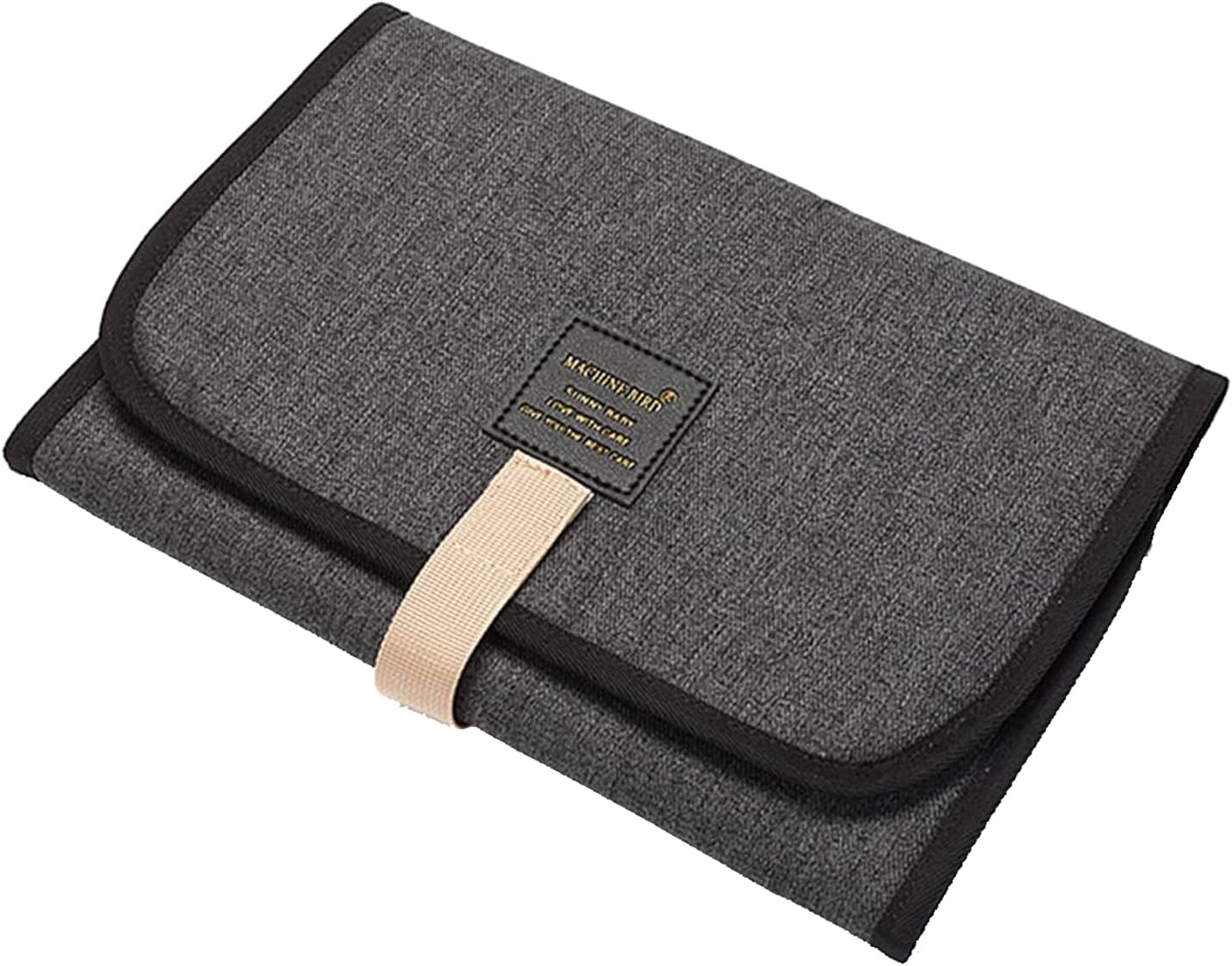 Full Body Portable Changing Pad, Baby Diaper Changing Mat Made Easy to Wipe Changing Pad for Travel or at Home Use, Lightweight and Foldable Mat That Perfectly Fits into Any Diaper Bag (Pink)