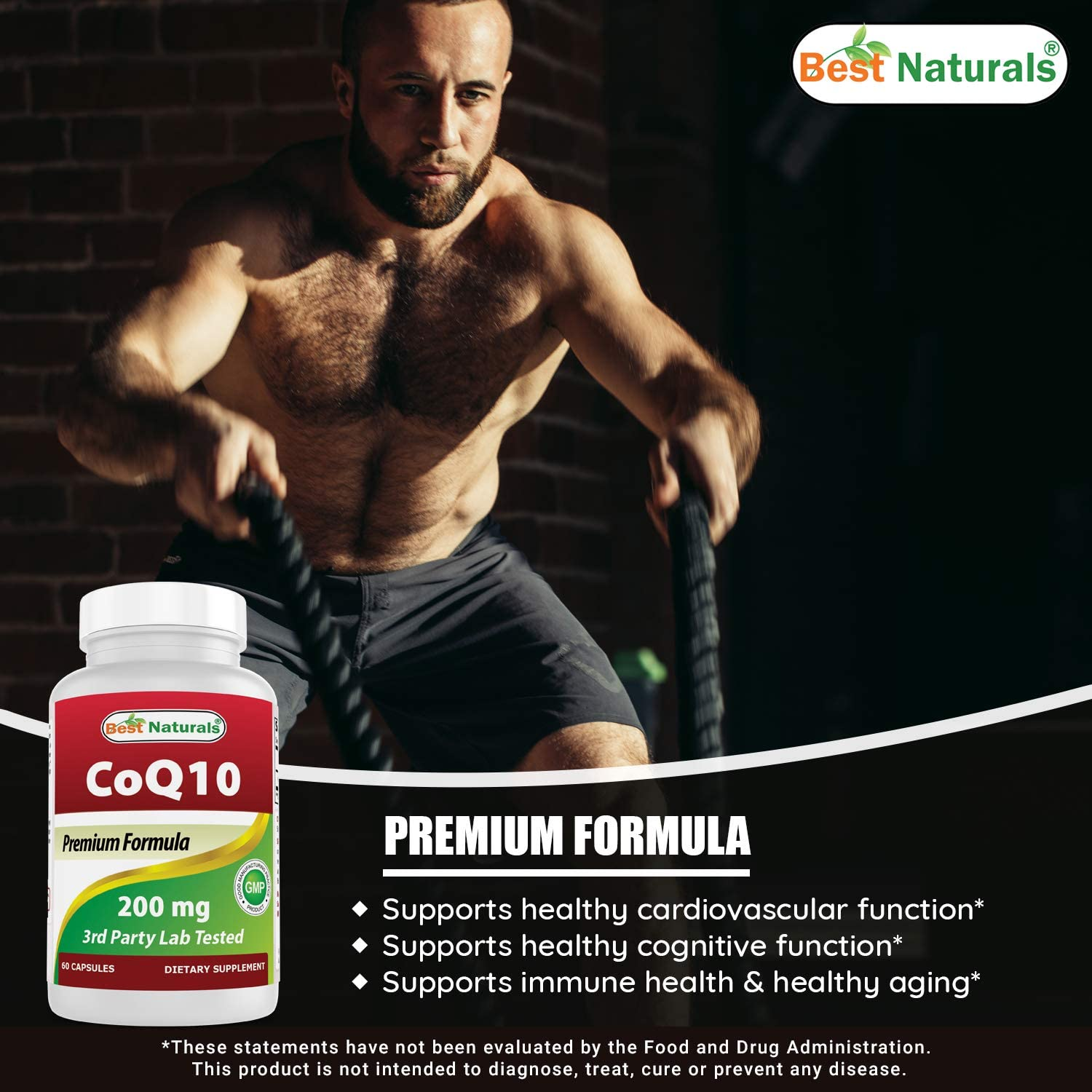 Best Naturals Coq10 200 Mg 60 Capsules image number 3