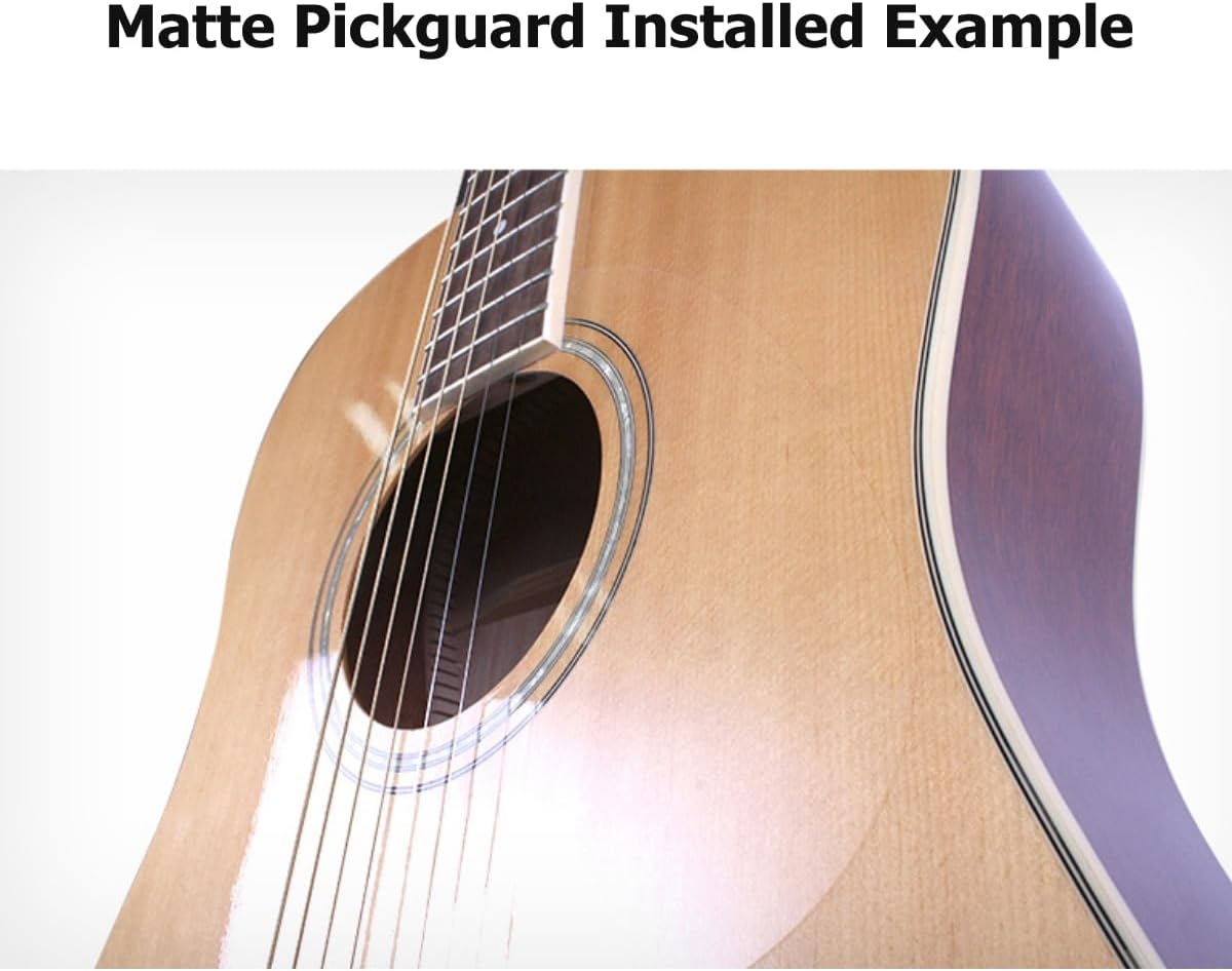 Healingshield Premium Acoustic Guitar Pickguard Style Type Clear Matt image number 6