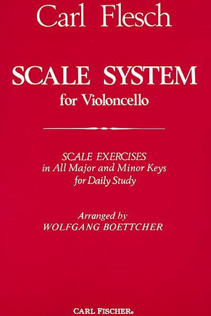 Scale System for Violoncello by Carl Flesch