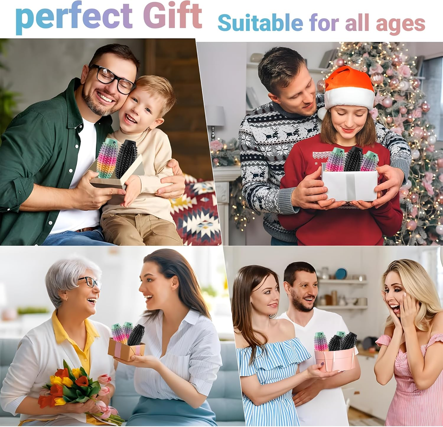 2Pcs Little Ouchies Pain Stim Fidget Toys &ndash; 3D Printed Spiky Sensory Keychain for Anxiety & Stress Relief, Pocket-Sized Handheld Fidget for Adults & Teens, Novelty Gift Toy for Friends & Family image number 2