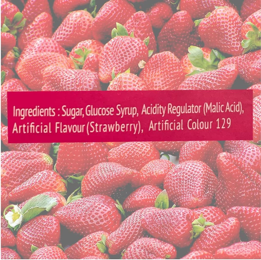 Heart Beat Jumbo Love Candy Strawberry Flavour 6G - 50 Piece Pack image number 1