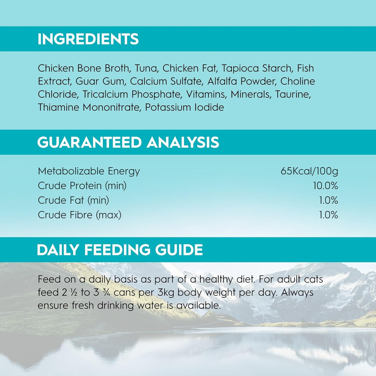 Trilogy Bone Broth Wet Kitten Food, Wild Caught Tuna, 24X85G, Grain-Free Recipe with Alfalfa for Healthy Digestion, High Protein for Muscle Support & Hydration image number 2