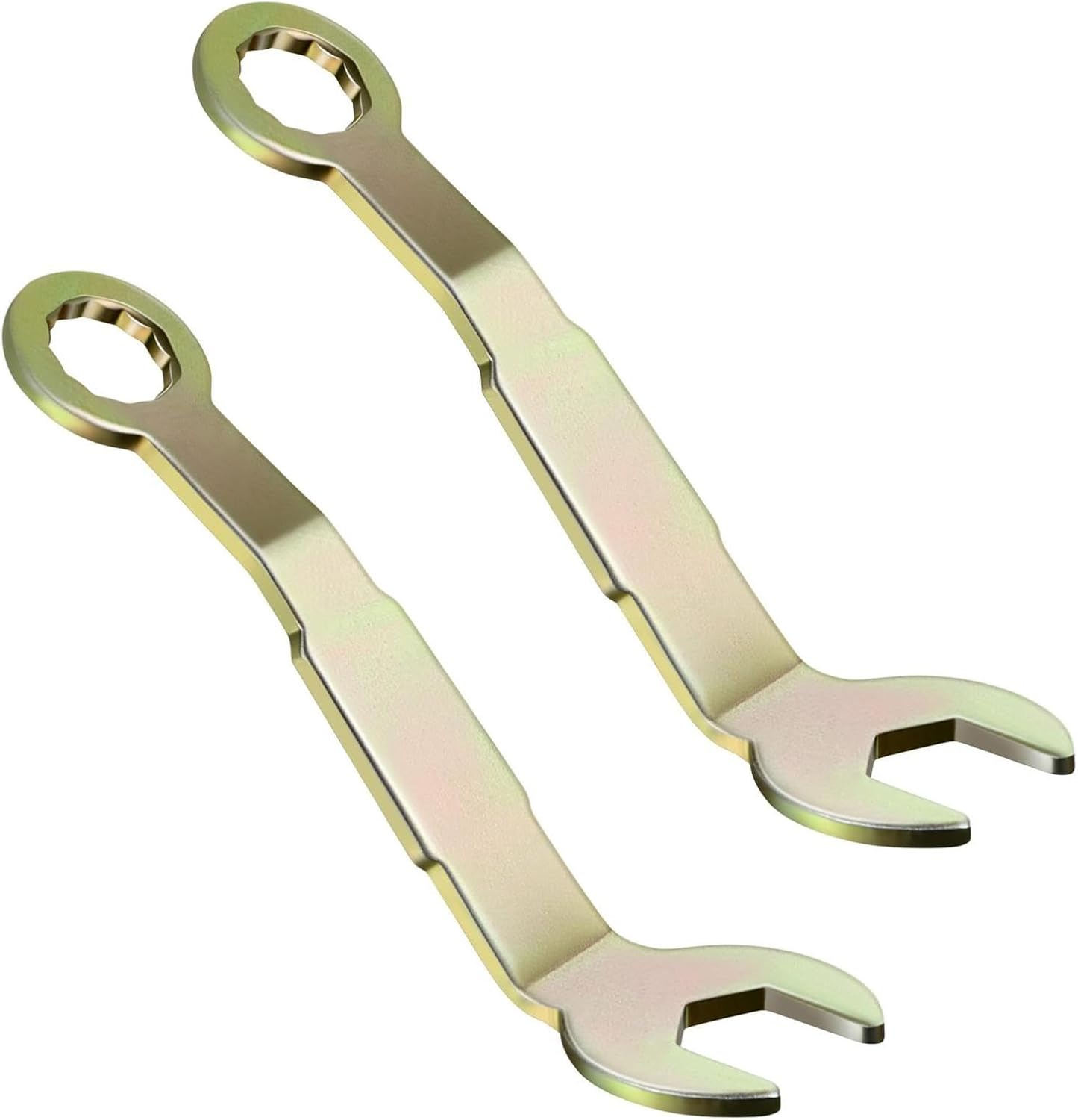 2 Pack Length Pocket Door Wrench, Heavy Duty Adjustable Spanner Tool, Pocket Door Adjustment Tool for Home or Hardware Repair(Color:Gold) image number 4