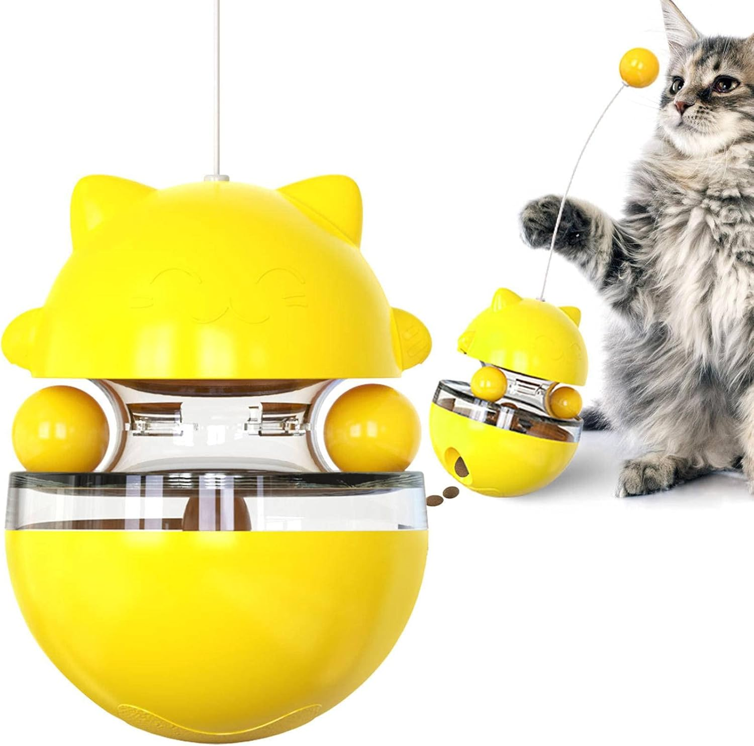 Popular Cat Toys Tumbler Food Dropping Ball Cat Teaser Pet Supplies Cat Toy image number 5