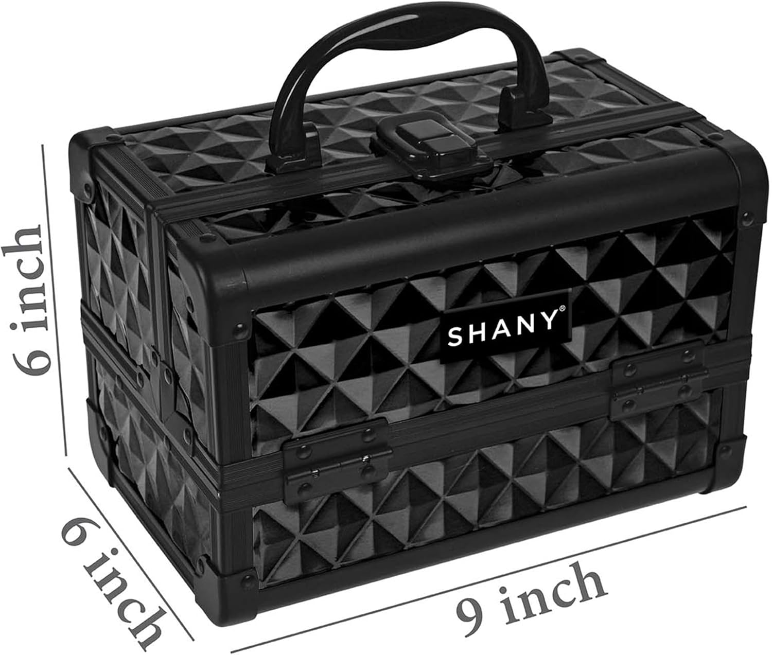 SHANY Mini Makeup Train Case with Mirror