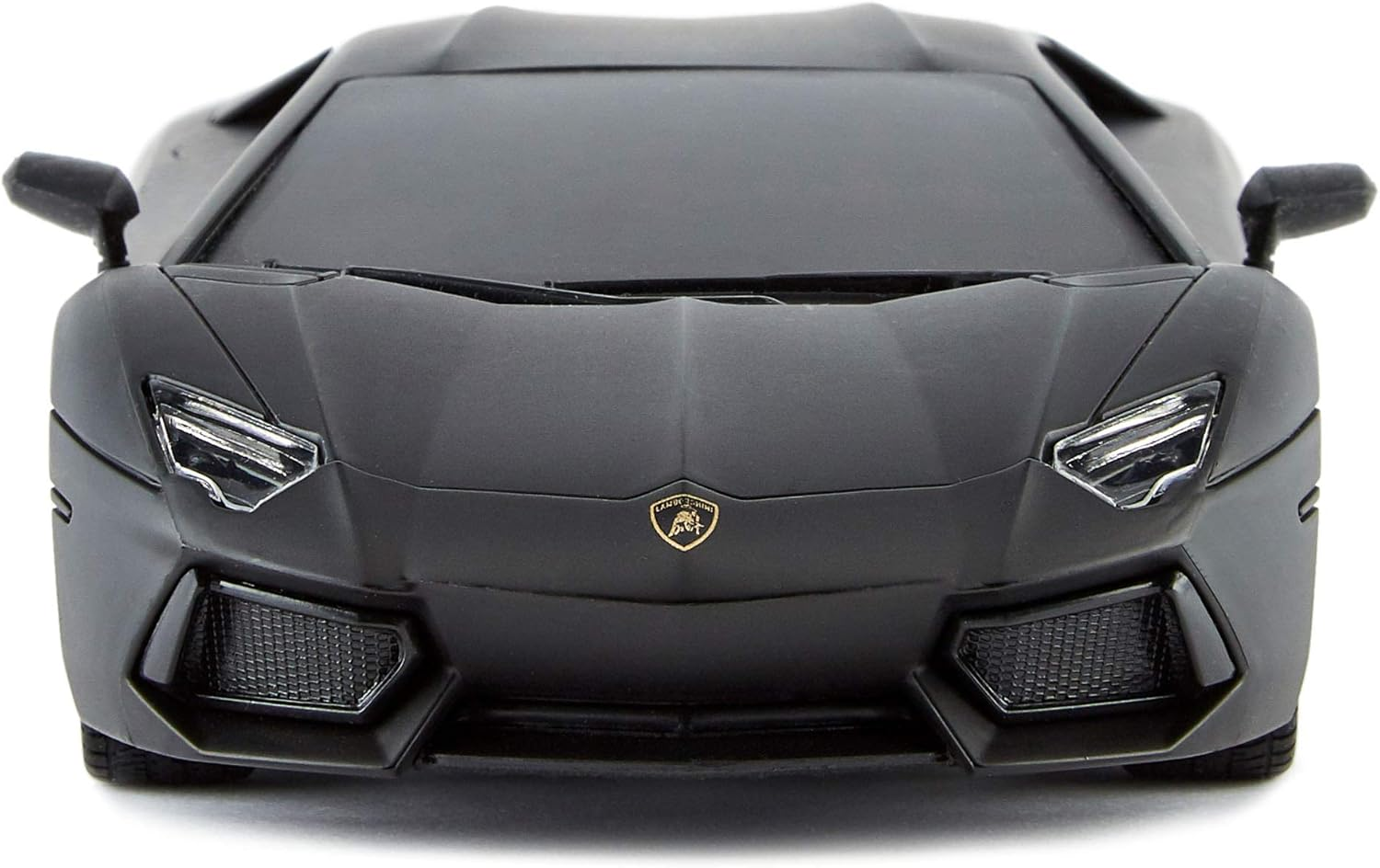 Lamborghini Aventador Official Licensed Remote Control Car with Working Lights, Radio Controlled on Road RC Car 1:24 Scale, 2.4Ghz Matte Black, Great Toys for Boys and Girls image number 4