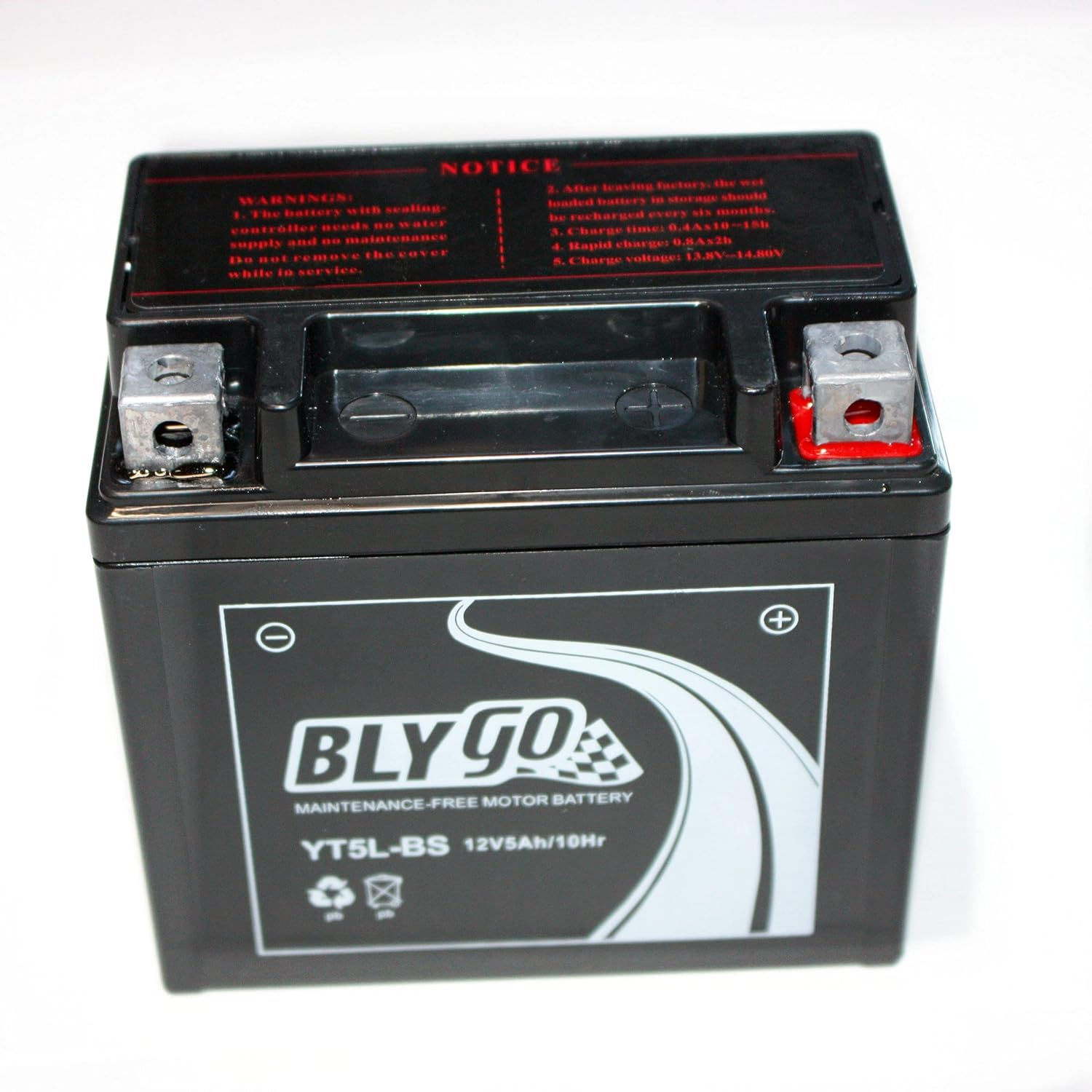 YT5L-BS 12V 5AH Battery 110Cc 125Cc PIT PRO TRAIL DIRT QUAD BIKE ATV BUGGY image number 3