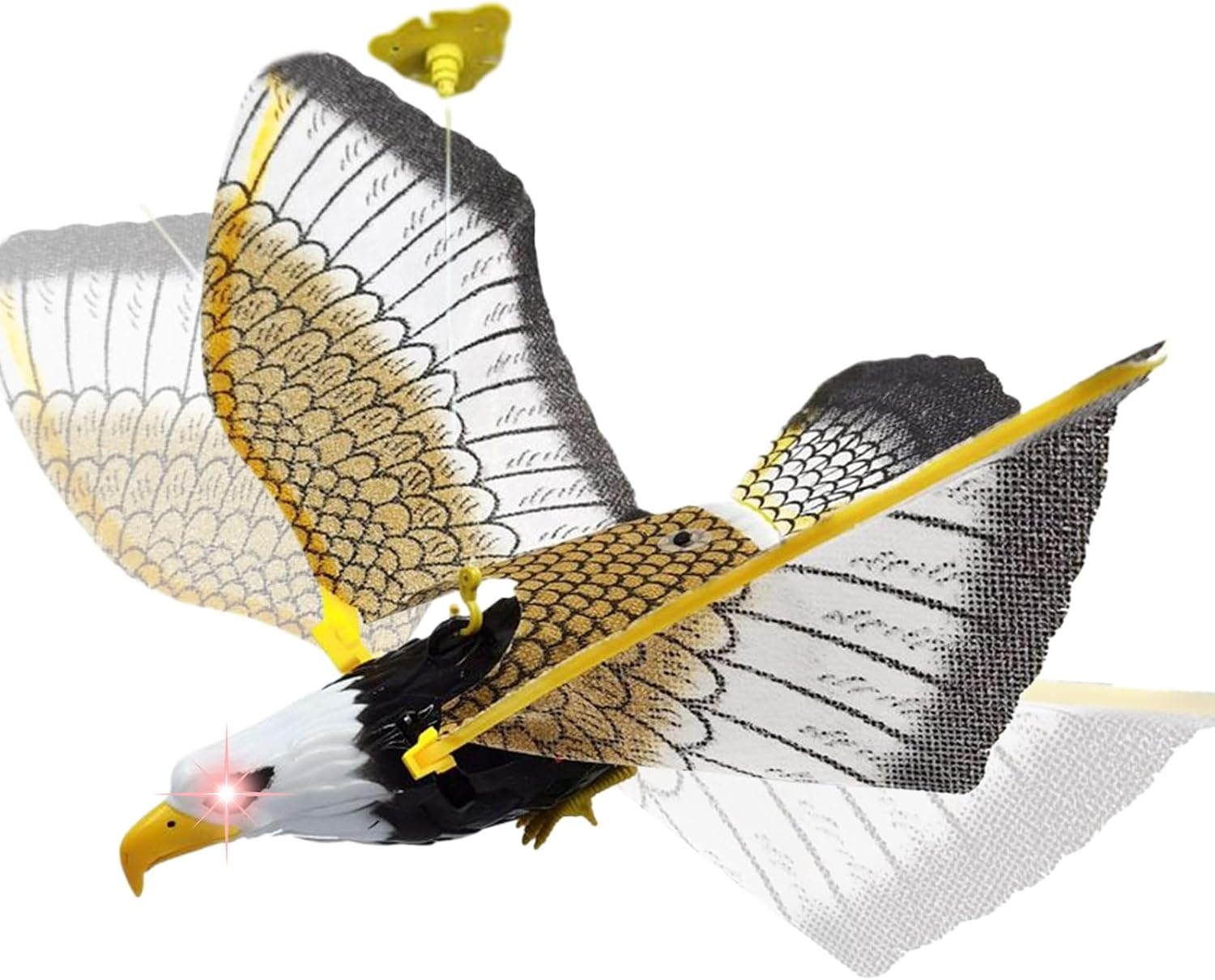 Flying Bird Cat Toy | Flying Interactive Bird Cat Toy with Light Sound,Electronic Pet Supplies Simulation for Indoor Exercise Stimulating Hunting Play Ceiling Jumping