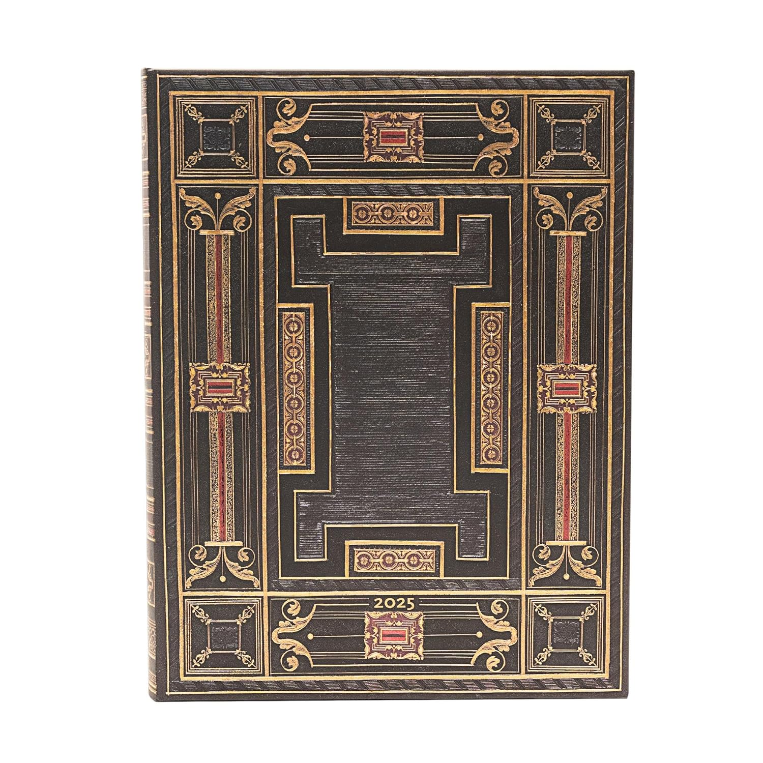 Onyx (Asterales) Ultra 12-Month Day-At-A-Time Hardback Dayplanner 2025 (Elastic Band Closure) image number 1